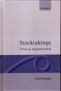 Stocktakings from an Apprenticeship