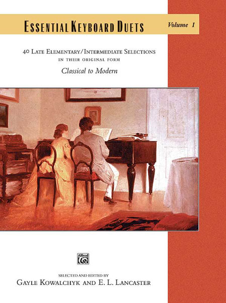 Essential Keyboard Duets, Volume 1 : 40 Late Elementary / Intermediate Selections in Their Original Form. 9780739020296