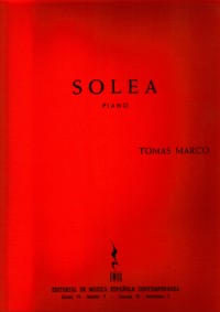 Soleá, para piano