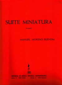 Suite miniatura, para piano. 54492