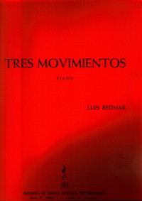 Tres movimientos, para piano. 54517 Tres movimientos, para piano. 54517