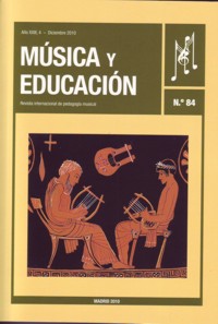 Música y Educación. Nº 84. Diciembre 2010