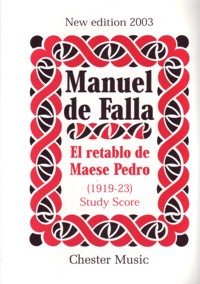 El retablo de maese Pedro, para orquesta. 9781844491704