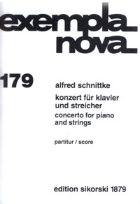 Concerto for Piano and Strings. Score