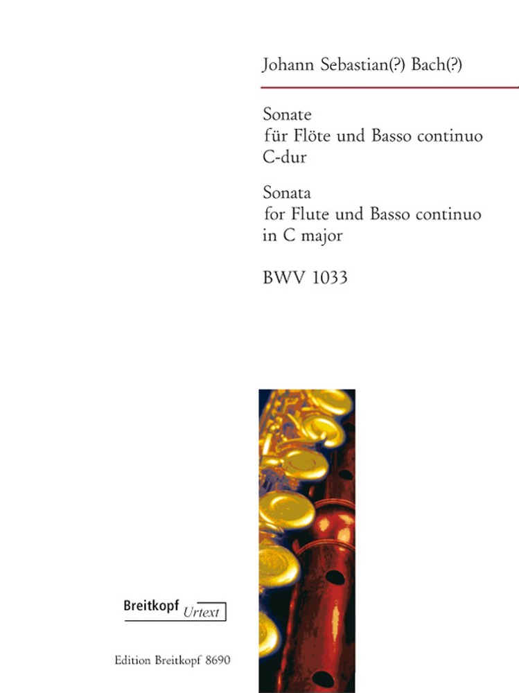 Sonate C-dur BWV 1033 für Flöte und Basso Continuo
