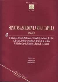 Sonatas a solo en la Real Capilla, 1760-1819. 9790692190561