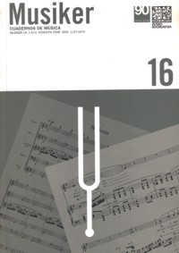 Musiker. Cuadernos de música, 16