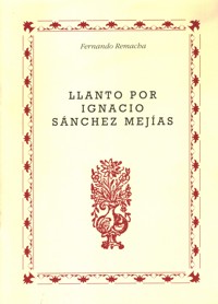 Llanto por Ignacio Sánchez Mejías (La cogida y la muerte), para coro