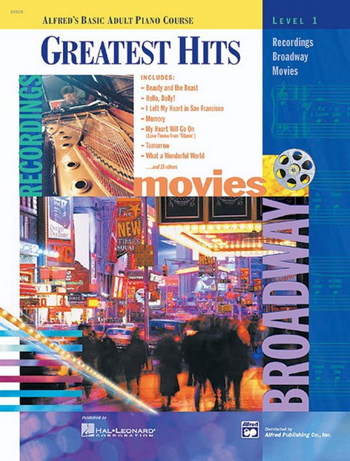 Alfred's Basic Adult Piano Course: Greatest Hits Book Level 1