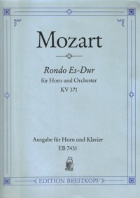 Rondo Es-Dur für Horn und Orchester, KV 371. Klavierauszug. 9790004911747