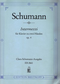 Intermezzi, für Klavier zu zwei Händen, op. 4