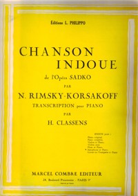 Chanson indoue, de l'Opera Sadko. Pour Saxophone et Piano. 55985 Chanson indoue, de l'Opera Sadko. Pour Saxophone et Piano. 55985