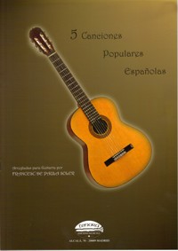 5 Canciones Populares Españolas, para guitarra