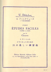 Vingt études faciles, d'après A. Samie, pour la Clarinette. 9790046212420