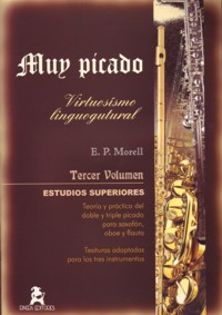 Muy picado Vol.3 (ejercicios y estudios), saxofón (oboe/flauta)