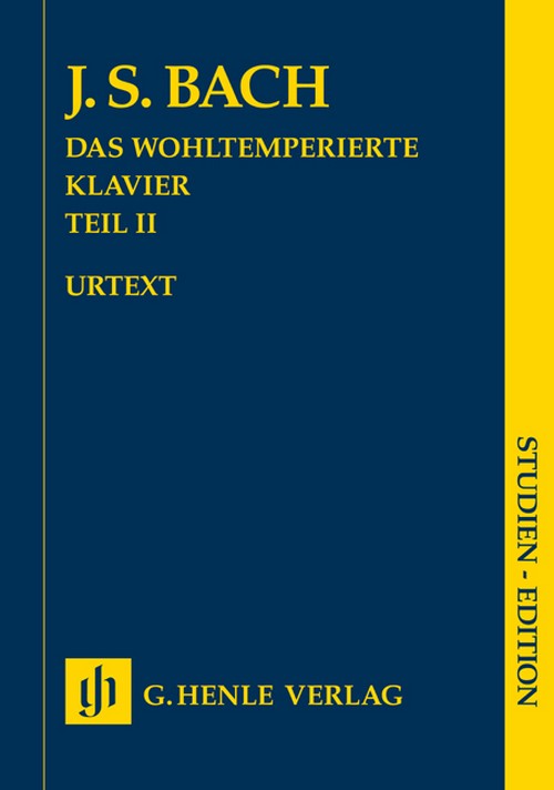 Das wohltemperierte Klavier, Teil II. Urtext, Studien Edition