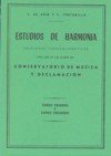 Estudios de harmonía, curso 1 y 2: Lecciones teórico-prácticas para uso de las clases del Conservatorio de Música y Declamación