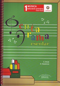 Pentagrama escolar, Música 1, Educació primària. Cicle inicial (catalá)