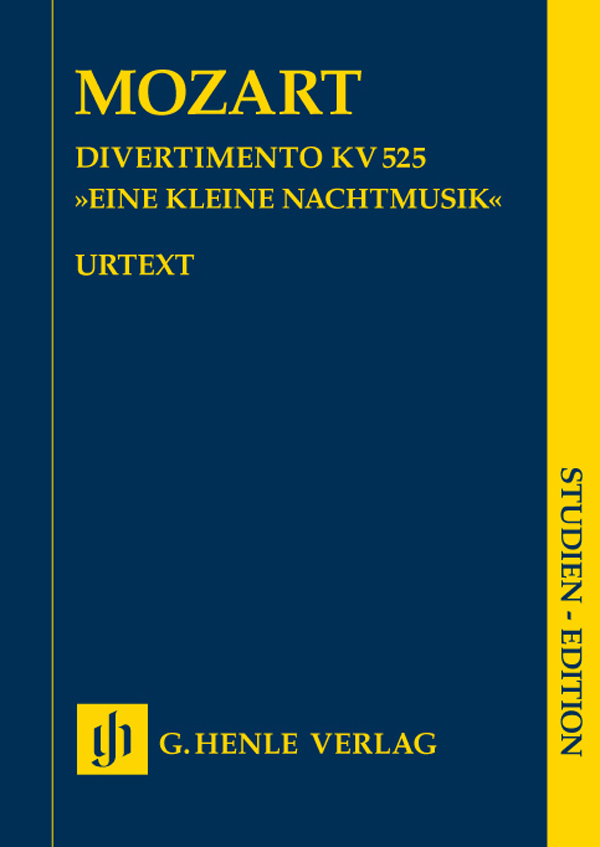 Divertimento KV 525 "Eine Kleine Nachtmusik". Urtext, Studien Edition. 9790201870052