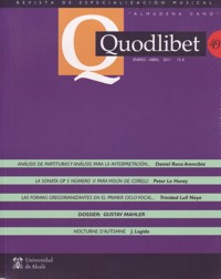 QUODLIBET. Nº 49. Enero-Abril 2011