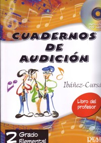 Cuadernos de audición: grado elemental, 2. Libro del profesor (+CD)