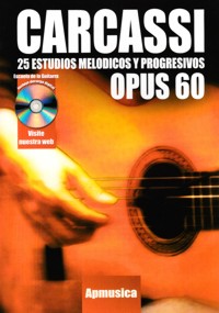 25 estudios melódicos y progresivos, opus 60, para guitarra. 9790801243287