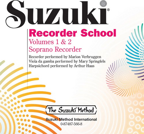 CD - Suzuki: Recorder School, volumes 1 & 2, Soprano Recorder. 9780874875669