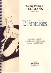 12 Fantaisies, clarinette en Sib ou en La