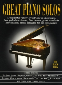 Great Piano Solos: The Black Book. 9781846093890