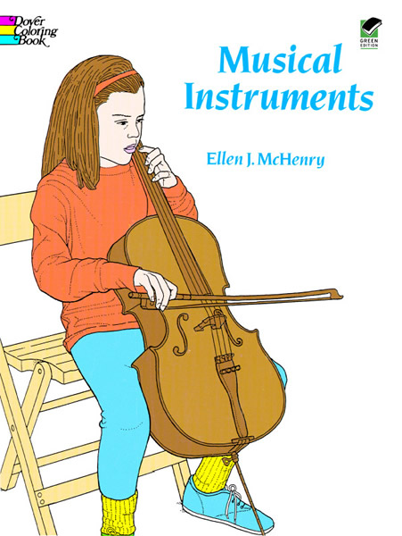 Musical Instruments Coloring Book. 9780486287850