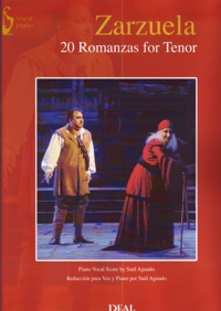 Zarzuela: 20 romanzas for Tenor. Piano Vocal Score. 9788438711828