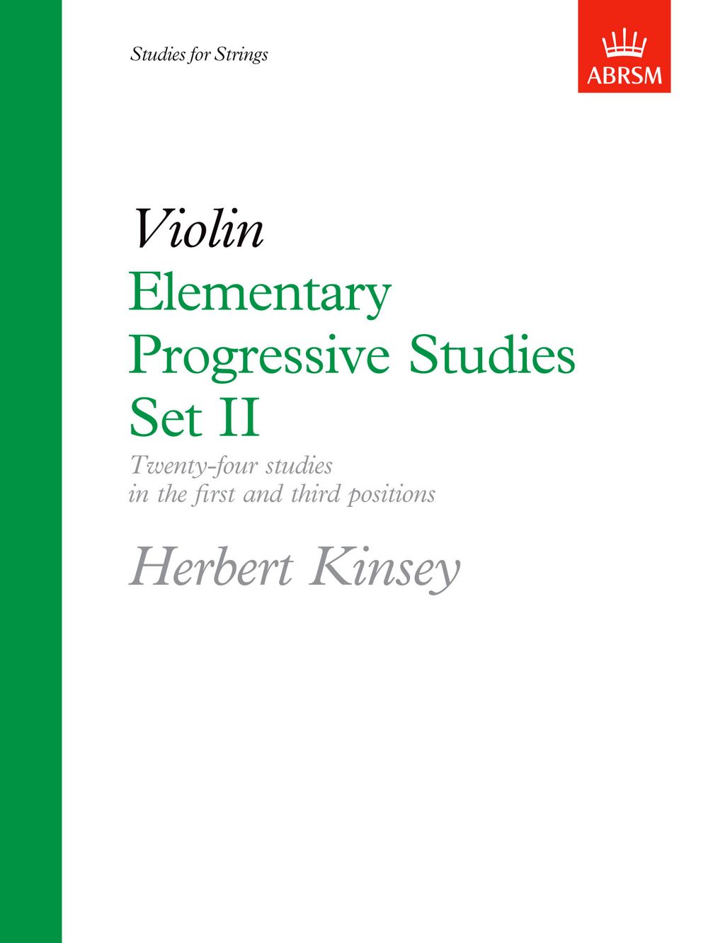 Elementary Progressive Studies: Violin Set 2