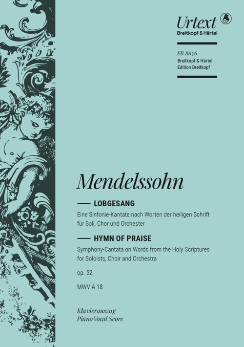 Symphony No. 2 Lobgesang Op. 52 B-Dur. Urtext. Piano reduction