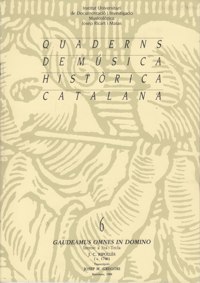 Quaderns de Música Històrica Catalana, 6: Gaudeamus Omnes in Domino. Introit a Sta. Tecla. 58798