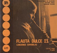 Flauta dulce, II: canciones españolas