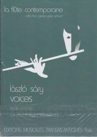 Voices, pour 2 flûtes (ou flûte et bande magnetique)