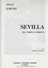 Sevilla (El Corpus-Christi), del primer cuaderno de la Suite Iberia