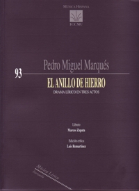 El anillo de hierro. Drama lírico en tres actos. 9790901319288