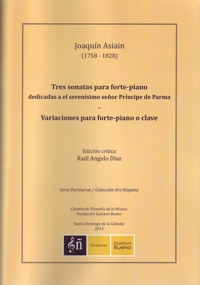 Tres sonatas para forte-piano. Variaciones para forte-piano o clave. 9790801266484