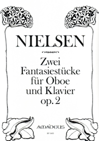 Zwei Fantasiestücke für Oboe und Klavier, Op. 2 = Two Fantasy Pieces for Oboe and Piano. 9790015160301