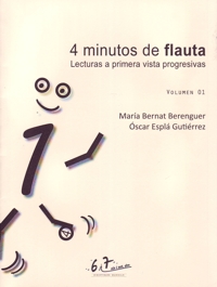 4 minutos de flauta 01. Lecturas a primera vista progresivas