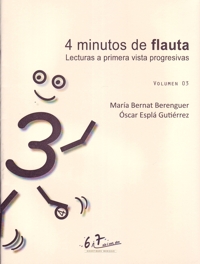 4 minutos de flauta 03. Lecturas a primera vista progresivas