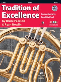 Tradition of Excellence, F Horn, Book 1. 9780849770616 Tradition of Excellence, F Horn, Book 1. 9780849770616