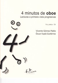 4 minutos de oboe 04. Lecturas a primera vista progresivas. 9790801288189