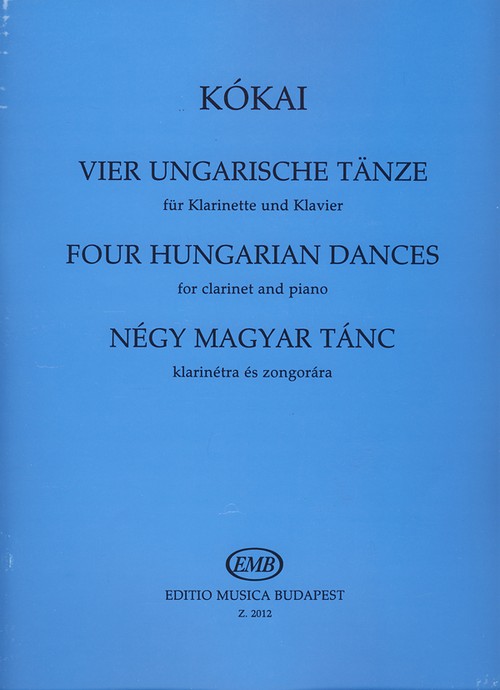 Four Hungarian Danses, for Clarinet and Piano