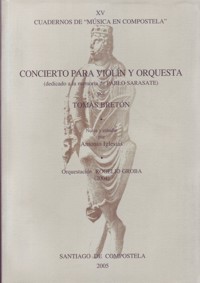Concierto para violín y orquesta, dedicado a la memoria de Pablo Sarasate. 59870
