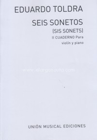 Seis sonetos, vol. 2, para violín y piano