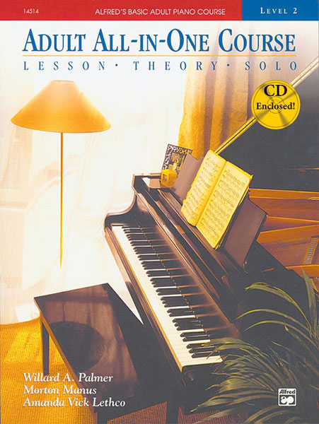 Alfred's Basic Piano Library: Adult All-In-One Course Level 2 (+CD)