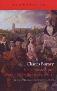 Viaje musical por Francia e Italia en el siglo XVIII