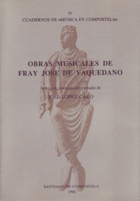 Obras musicales de fray José de Vaquedano. 9788440475510